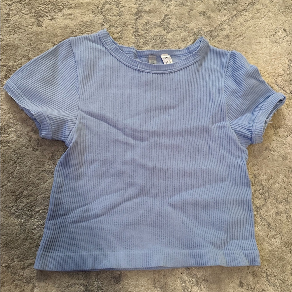 Blue Stretch Tee Shirt